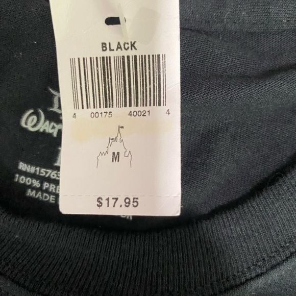 Walt Disney world Mickey Mouse tank top black classic soul Medium NWT - Picture 7 of 9